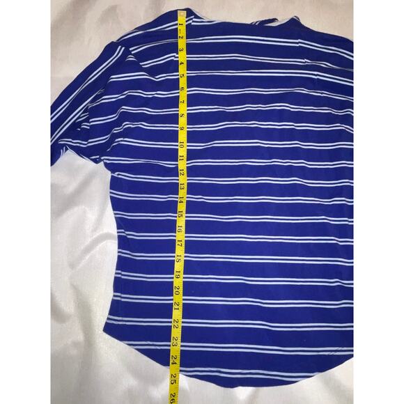 Free People Top - Ardmore Stripe in Blue - Size‎ Small - Picture 5 of 8